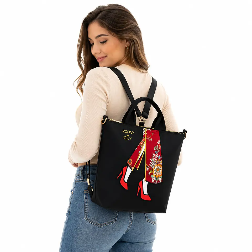 Mochila y Cartera para mujer 2 en 1 Mis zapatos  2