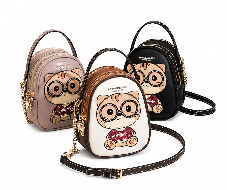 Cartera cross Mini Cat- Style- Diseño exclusivo disponible en varios colores 2