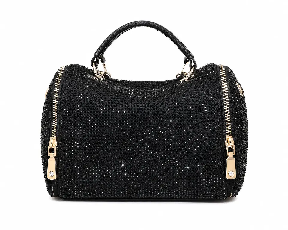 Cartera Brillo Noir Glam Premium 1