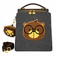 Mochila Cream bear con accesorio modelo exclusivo - Miniatura 1