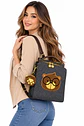 Mochila Cream bear con accesorio modelo exclusivo - Miniatura 2
