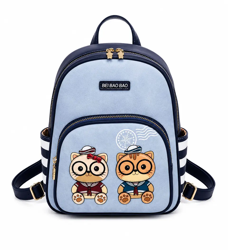 Mochila Gatitos marineros 1