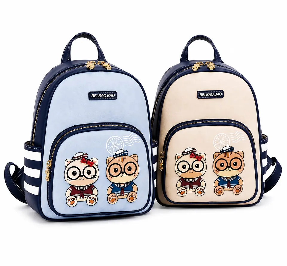 Mochila Gatitos marineros 3
