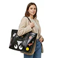 Cartera tote Eye theme black - Miniatura 2