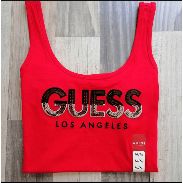 POLERA GUESS SM ROJA