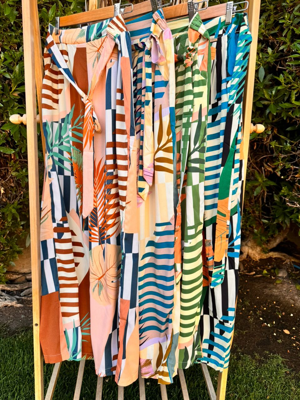 Palazo Hojas y rayas 1