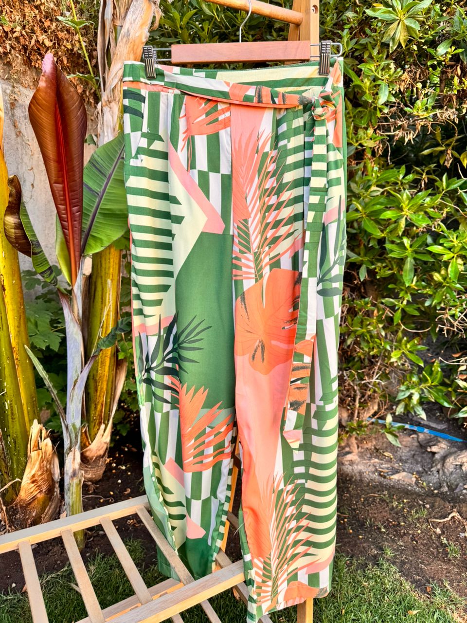 Palazo Hojas y rayas 2