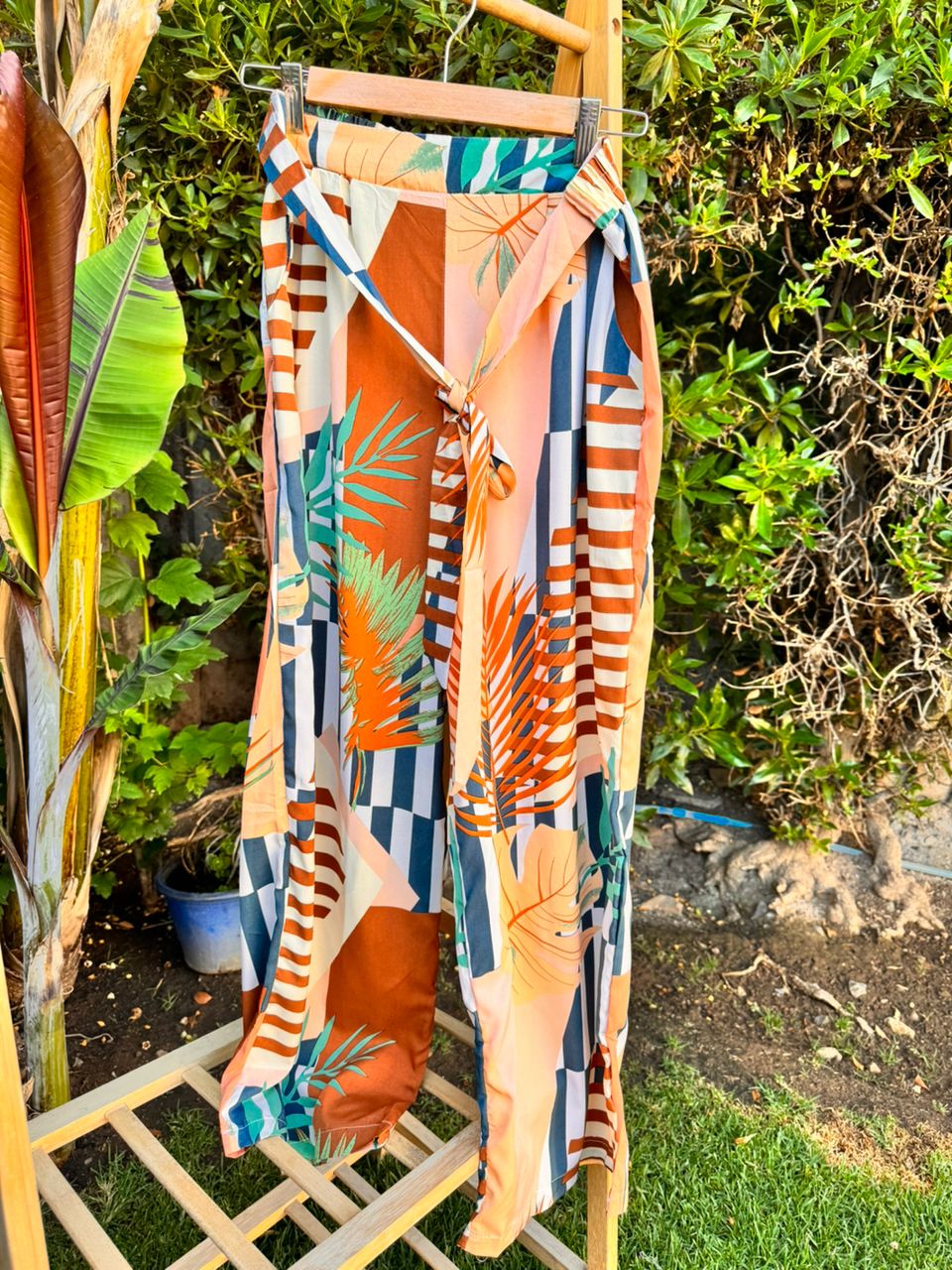 Palazo Hojas y rayas 3