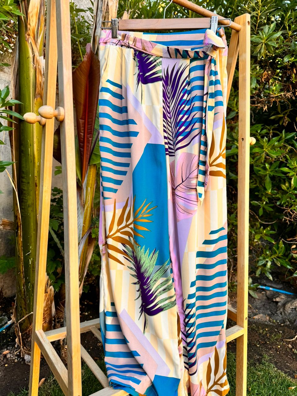 Palazo Hojas y rayas 5