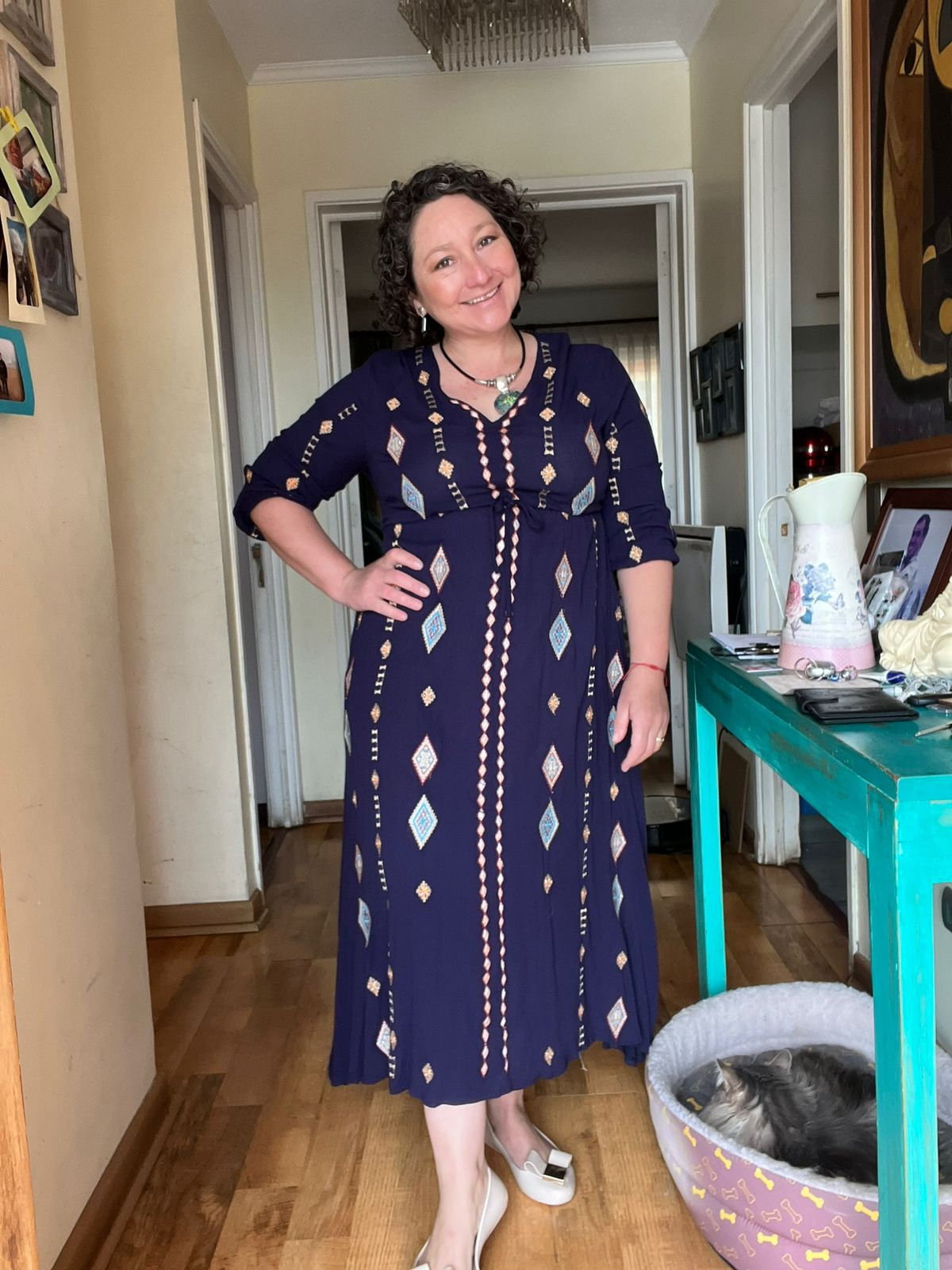 Vestido Boho chic bordado 6