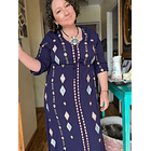 Vestido Boho chic bordado 8