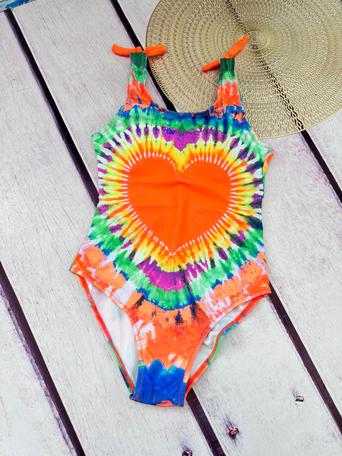 Traje de baño corazon Tye die 4