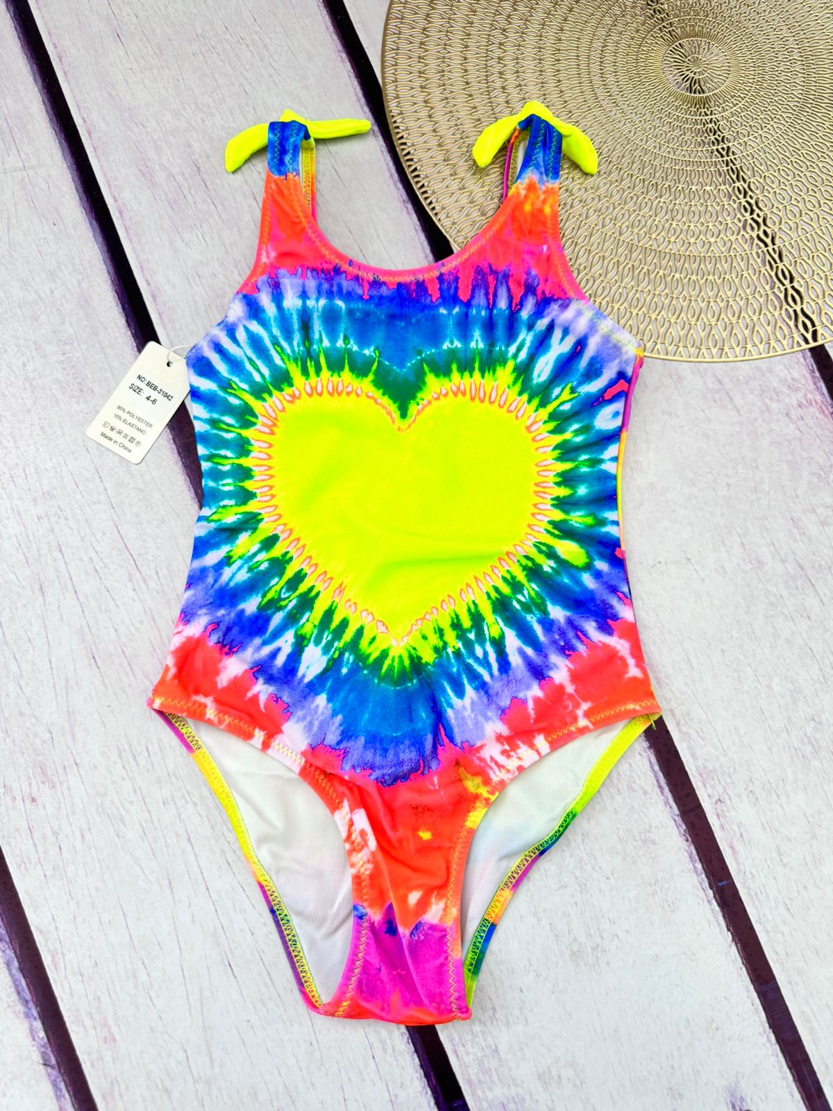 Traje de baño corazon Tye die 5