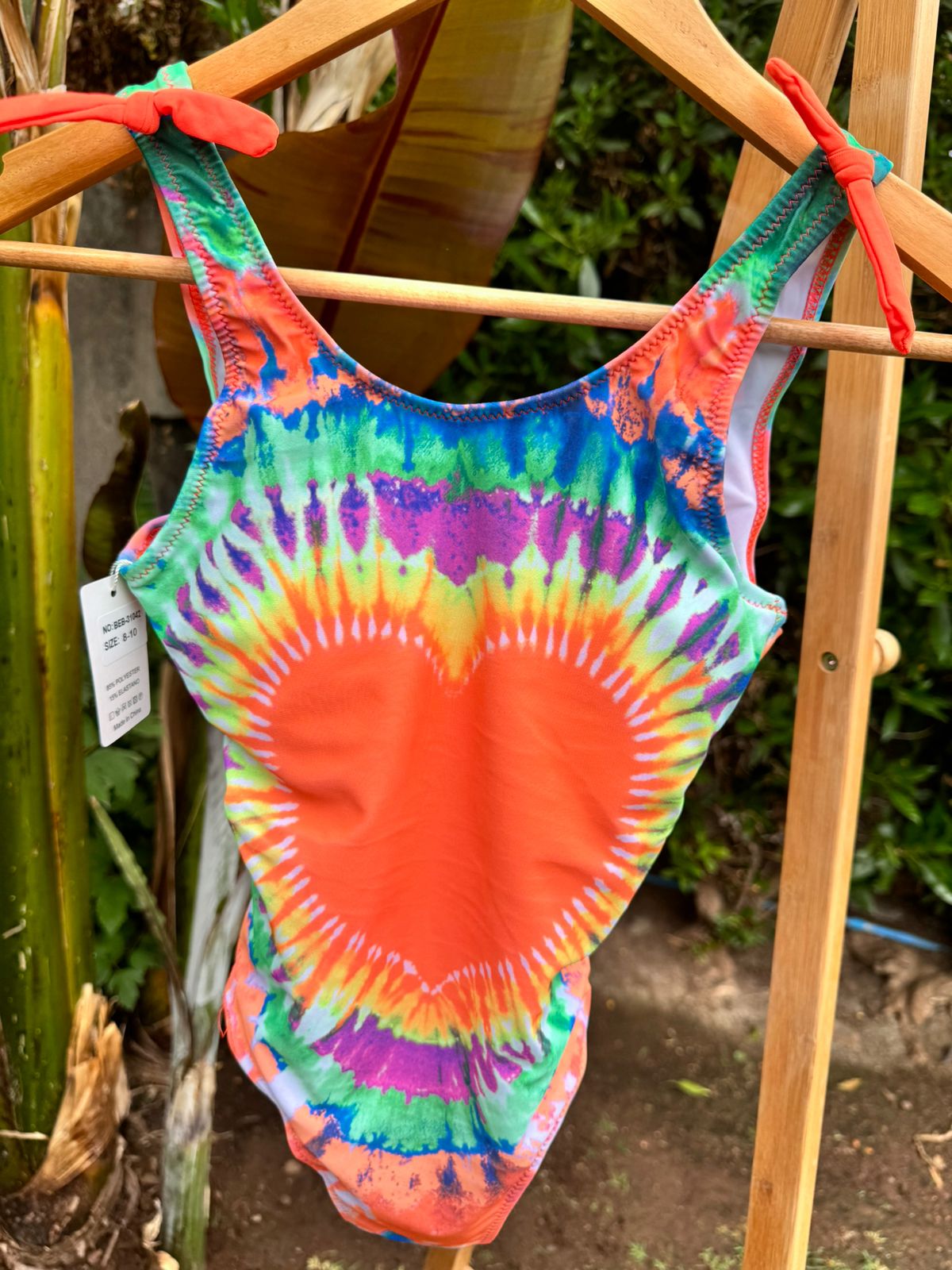 Traje de baño corazon Tye die 10