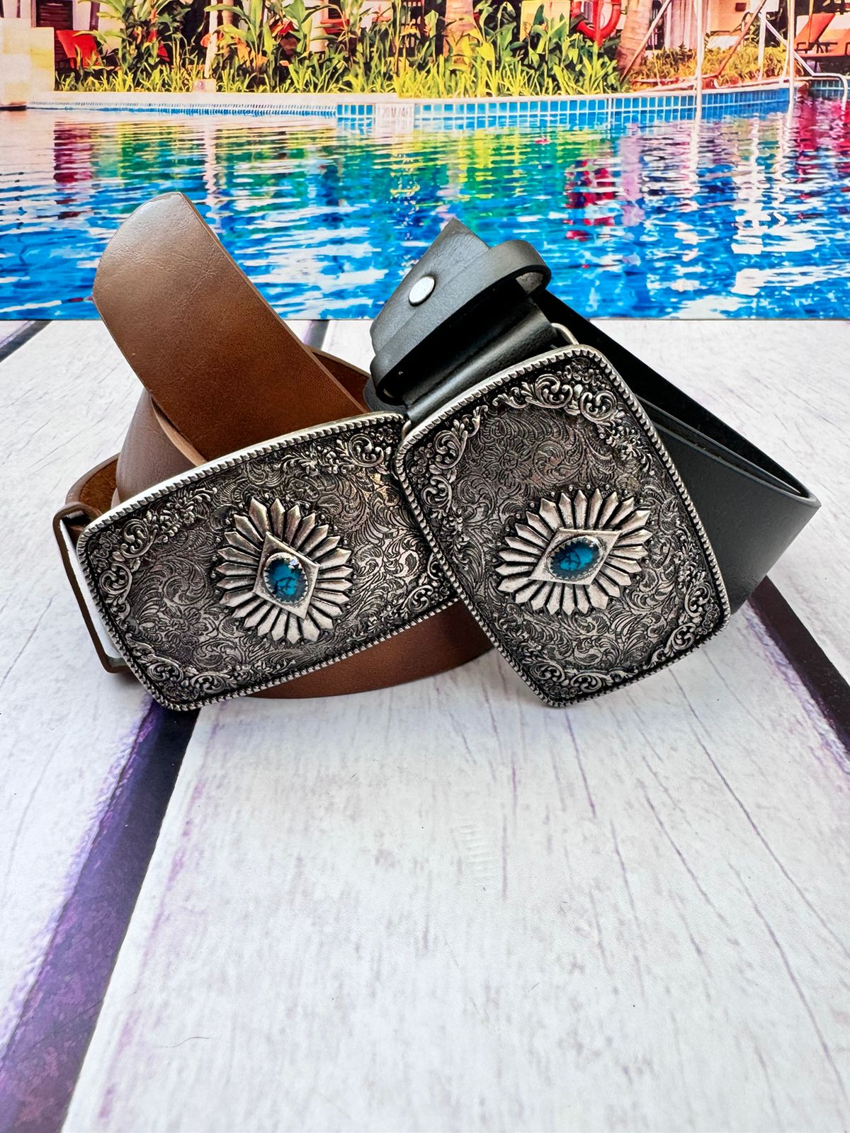 Cinturones hebilla grande 5