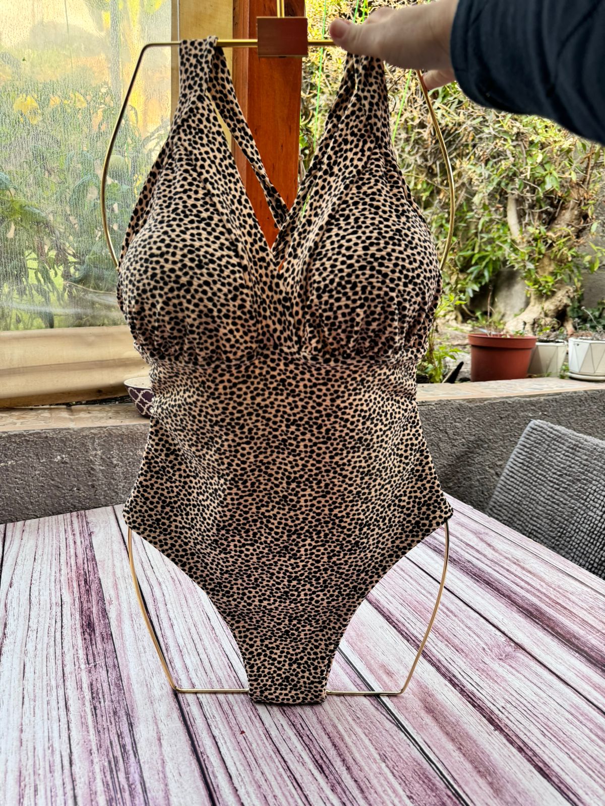 Traje de baño Atenea print lunares 3