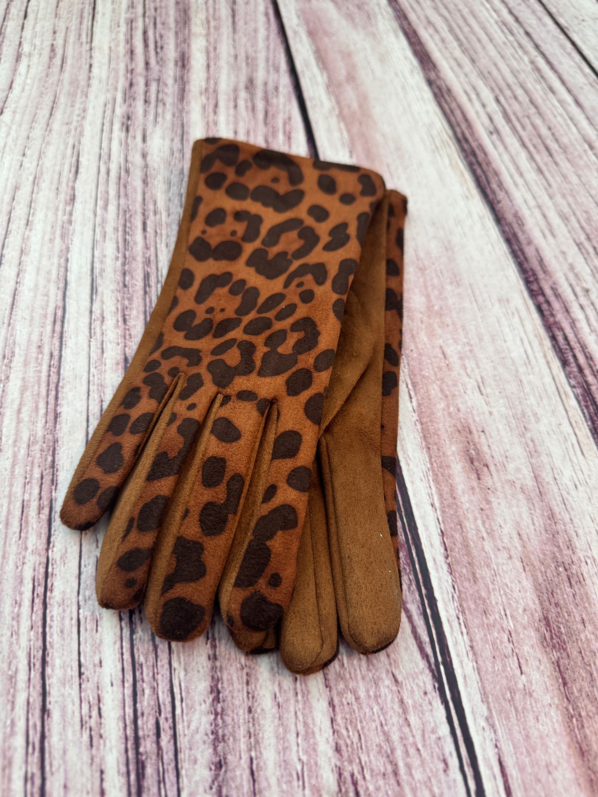 Guantes de gamuza elastizada 8