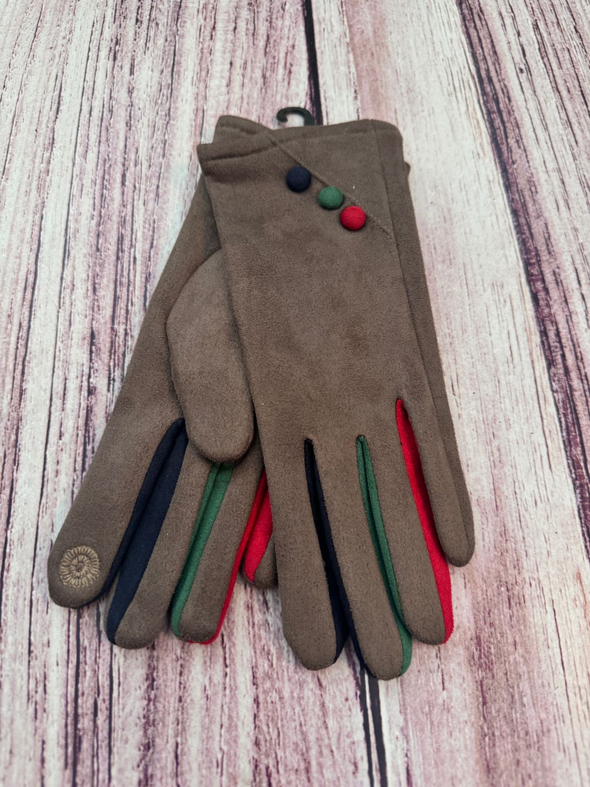 Guantes de gamuza elastizada 9