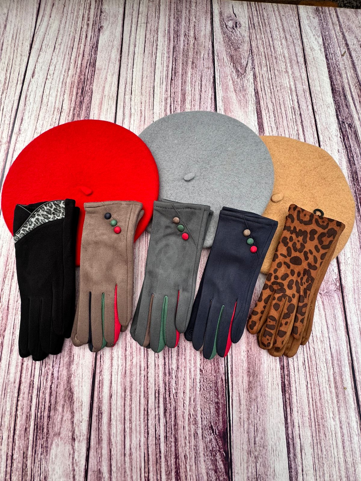 Guantes de gamuza elastizada 1