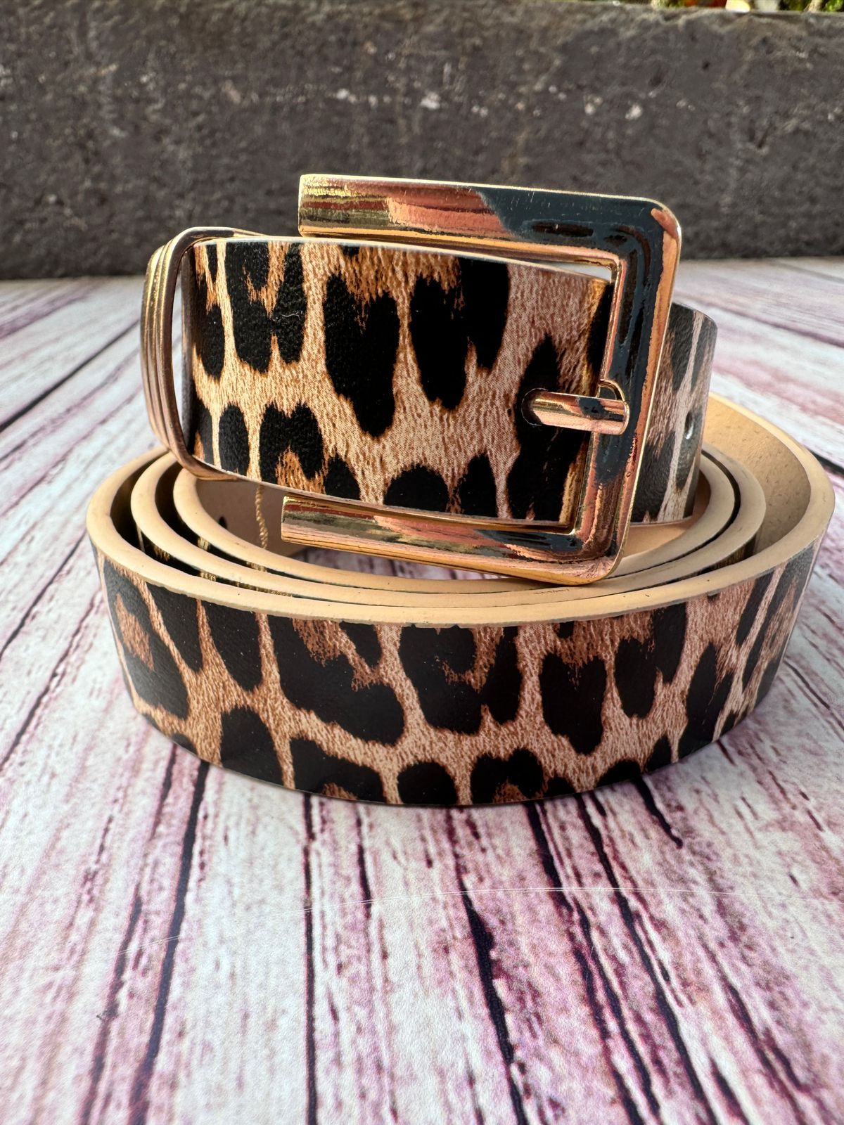Cinturones animal print 2