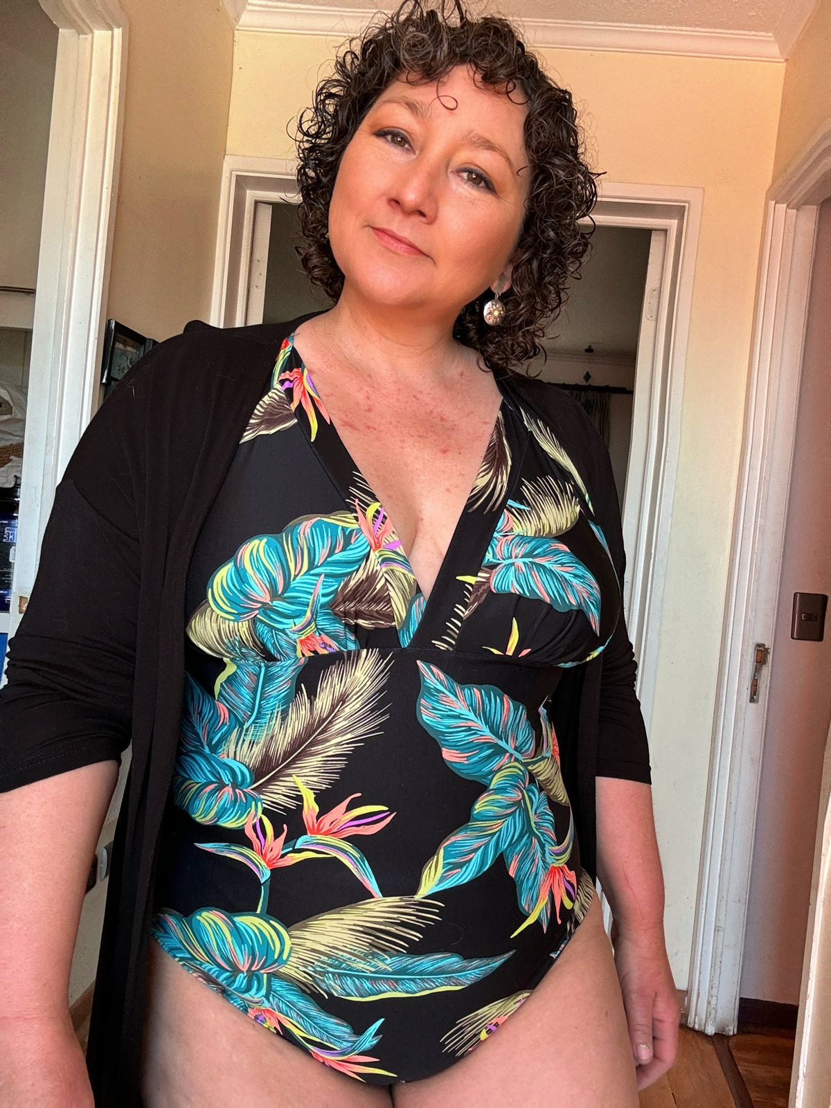 Traje de baño Atenea flor del pajaro