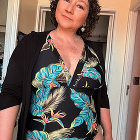 Traje de baño Atenea flor del pajaro