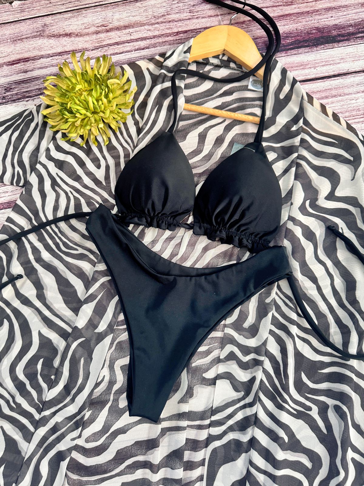 Conjunto Ibiza culote U negro 2