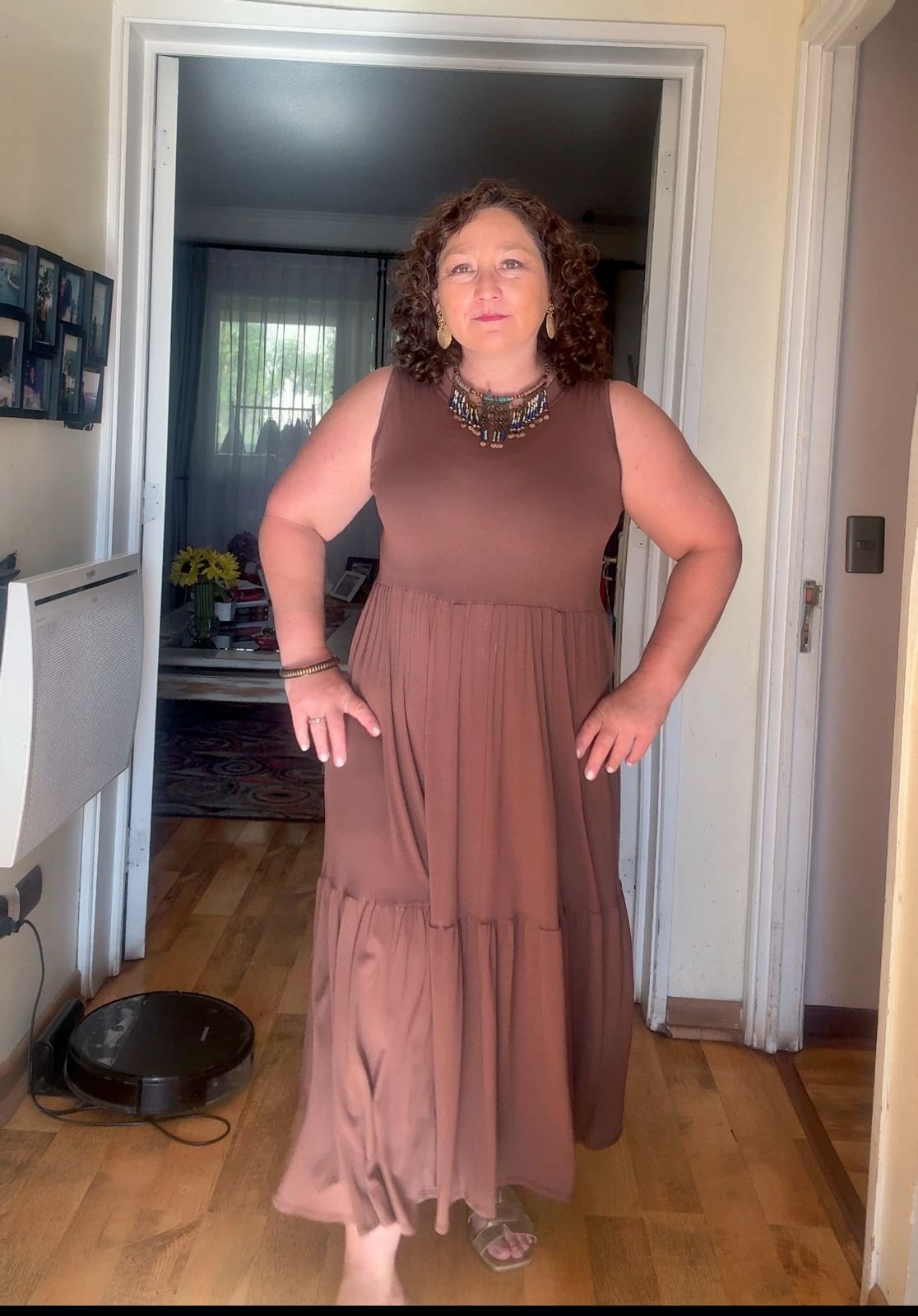 Vestido Ipanema mokka 1