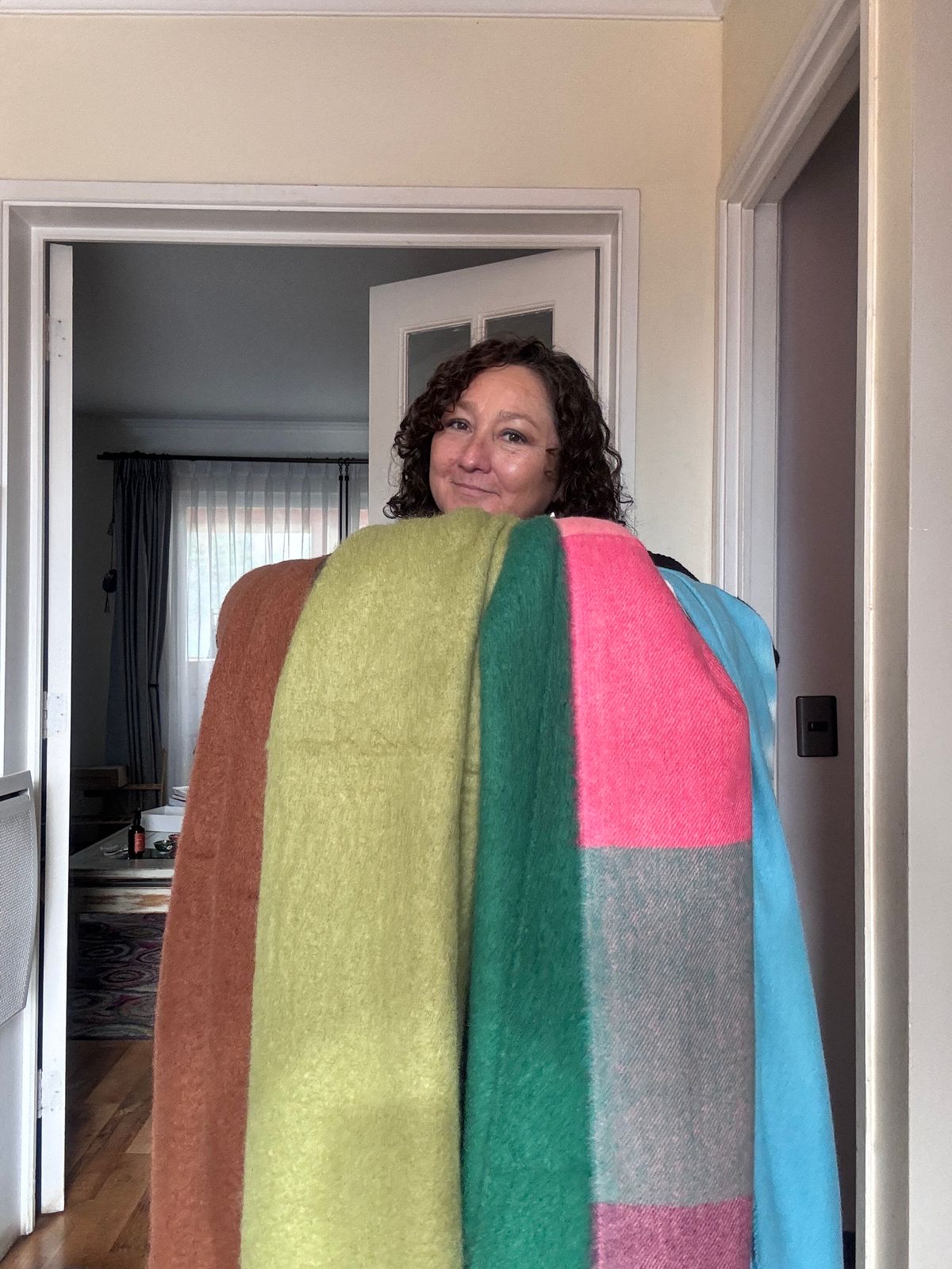 Maxi bufanda Alpaca lisa 1