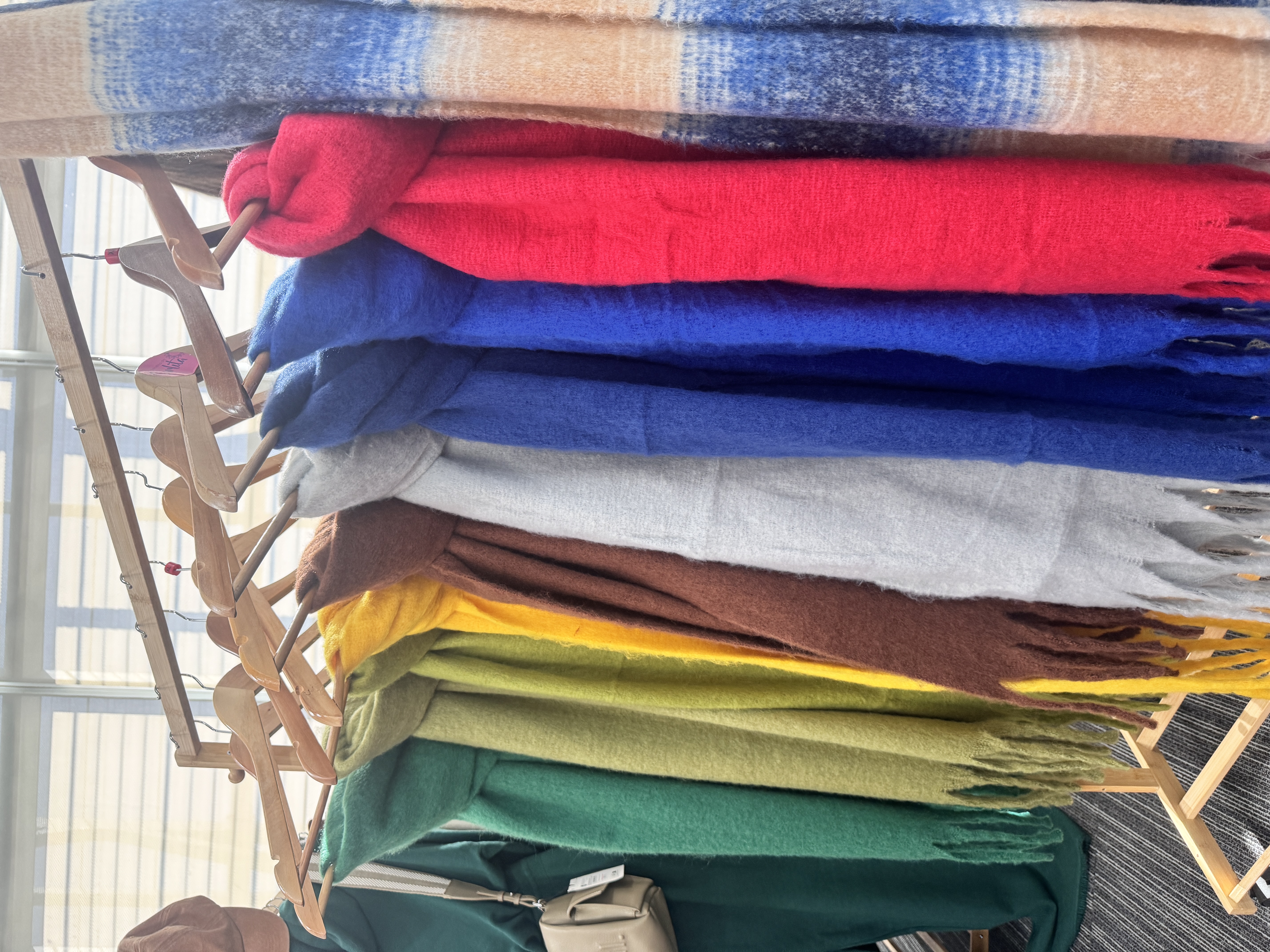 Maxi bufanda Alpaca lisa 5