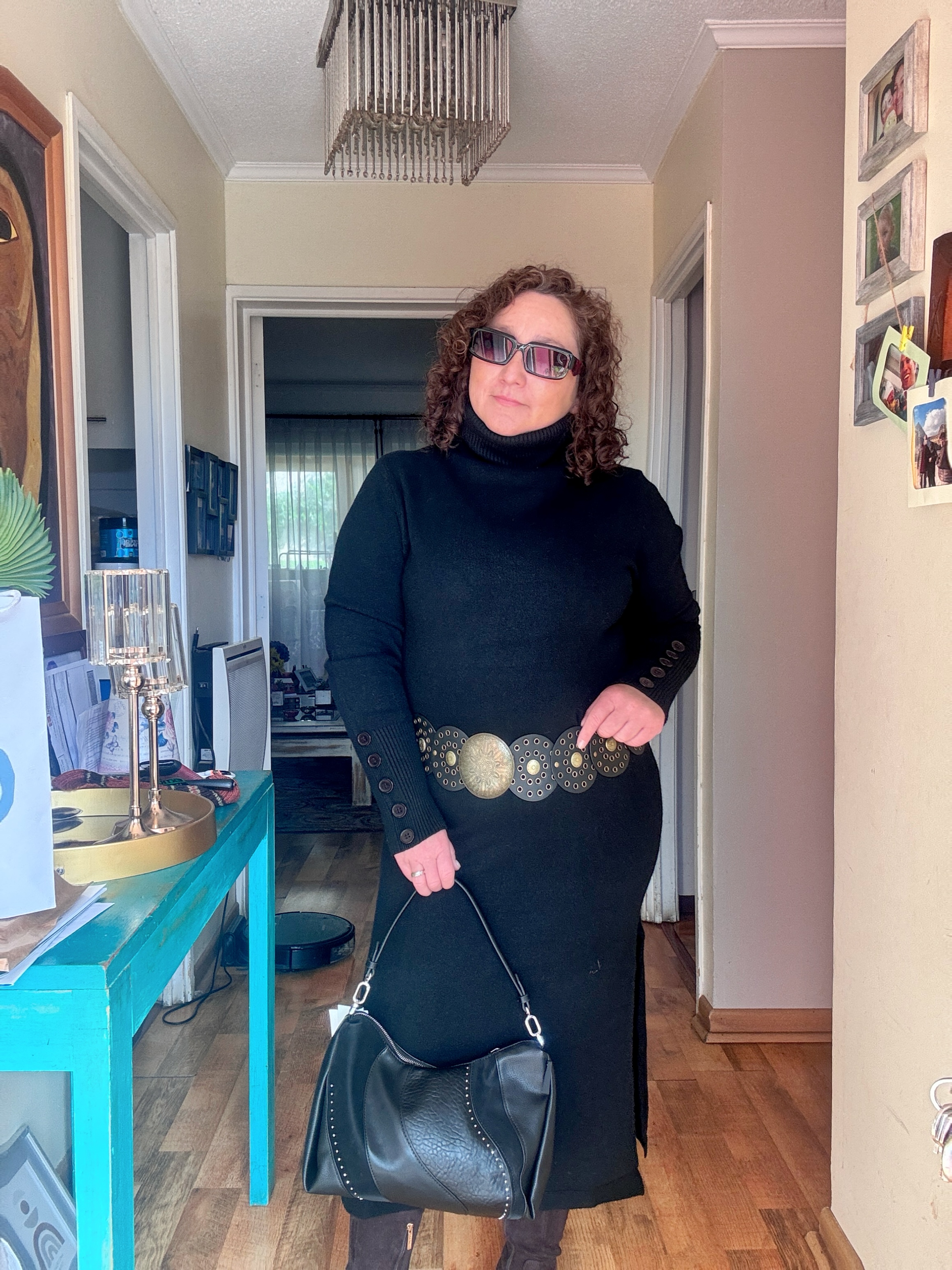 Vestido Saint Tropez negro 1