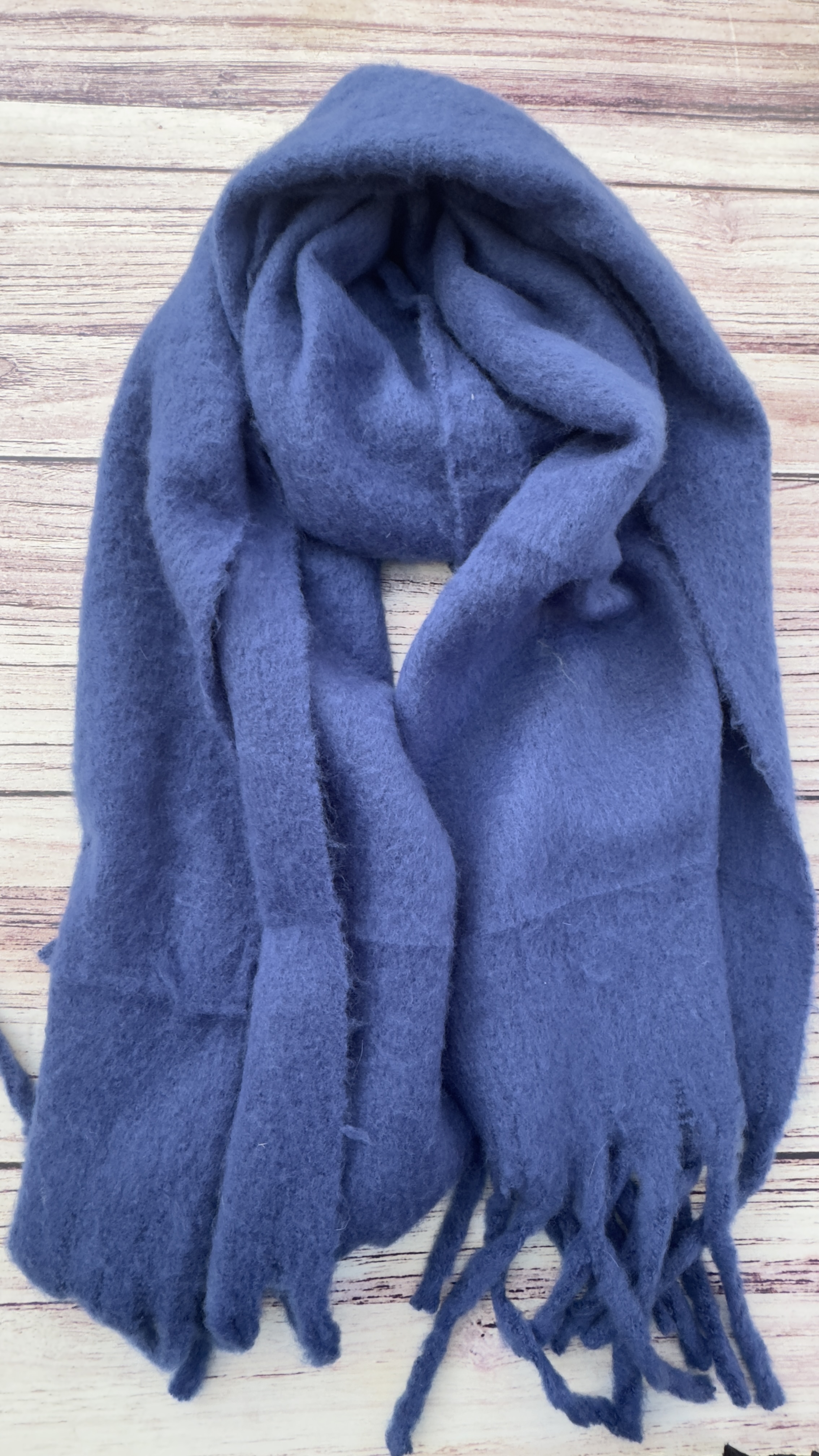 Maxi bufanda Alpaca lisa 12