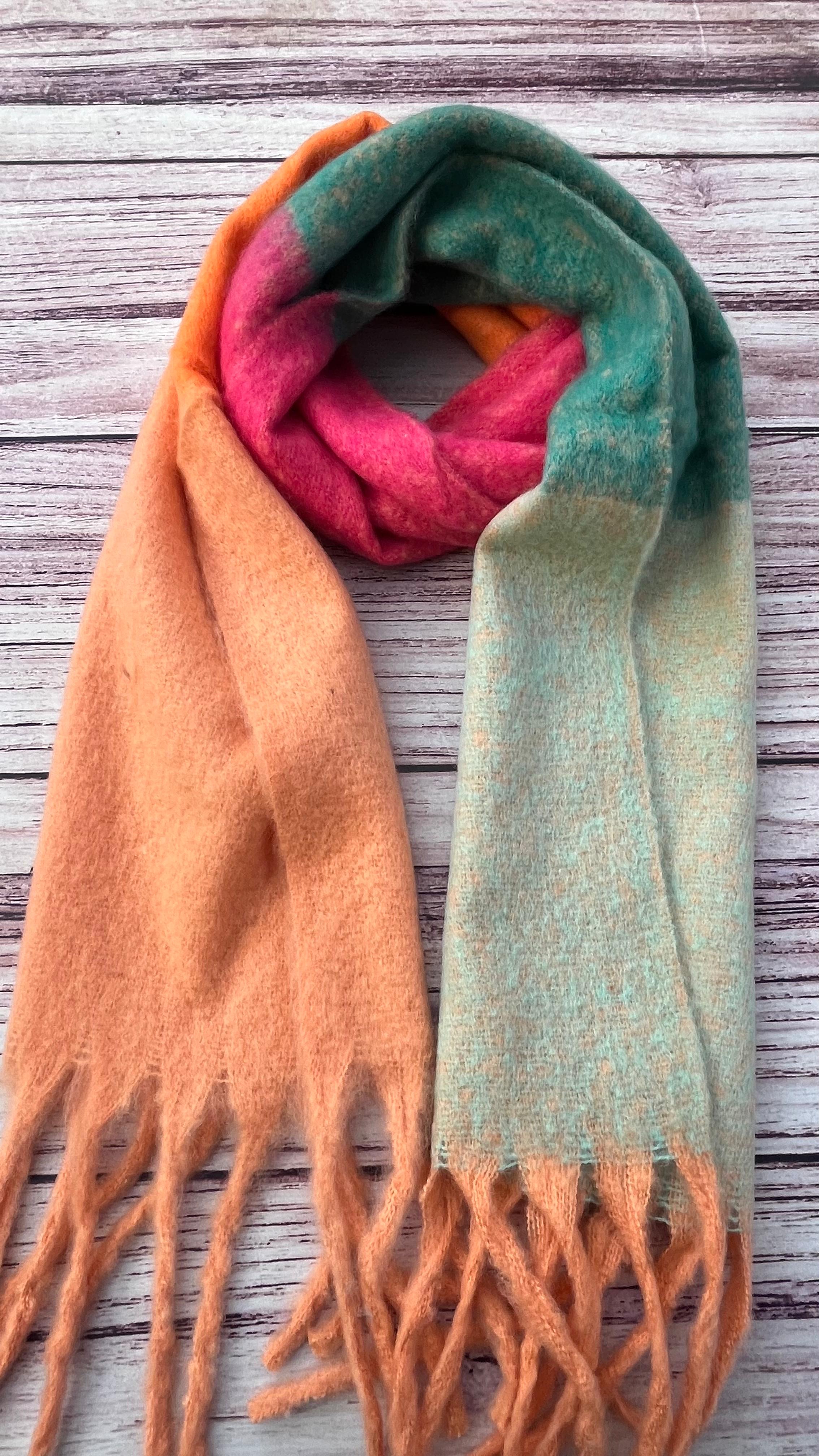 Bufanda Alpaca a cuadros  2