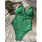 Traje de baño Atenea verde esmeralda  2