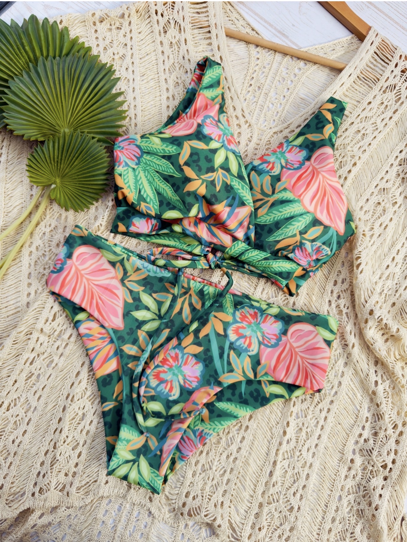 Conjunto Margaret calzón clásico paraíso tropical 