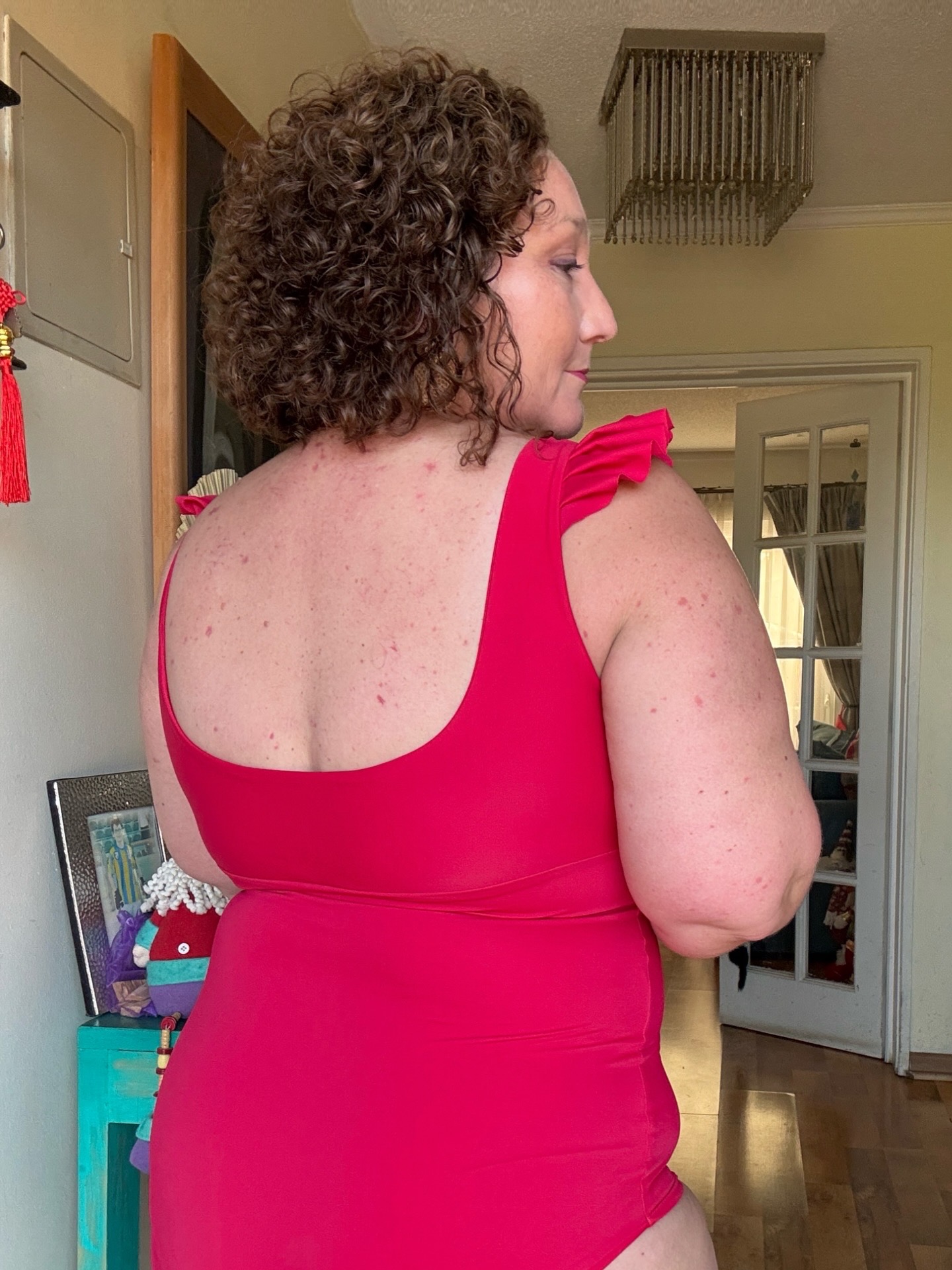 Traje de baño Margaret entero cereza  2