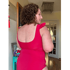 Traje de baño Margaret entero cereza  2