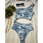 Trikini coco banana ondas de mar  2