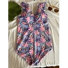 Traje de baño Margaret ibiscos en animal print  2