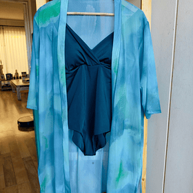 Kimono Marea Turquesa