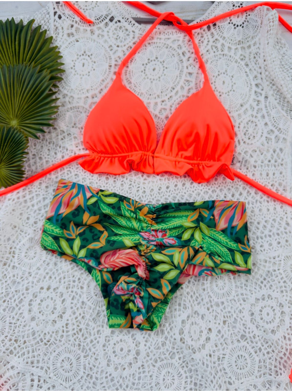 Conjunto ibiza tanga fitness TM paraiso tropical 1