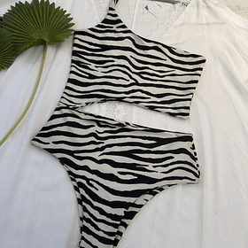 Trikini Buzios cebra clasico