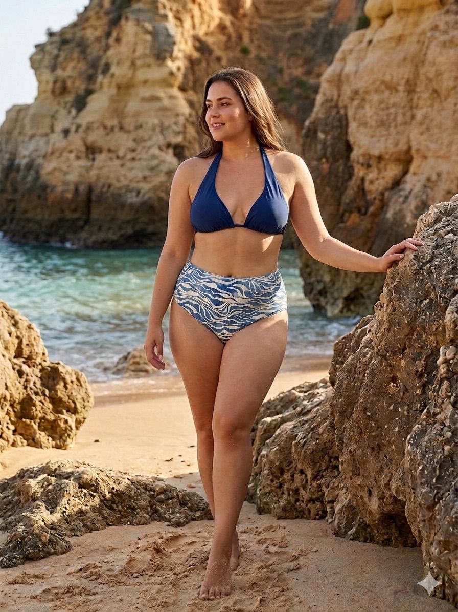 Conjunto Bahia ondas de mar 1