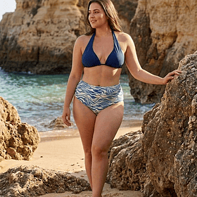 Conjunto Bahia ondas de mar