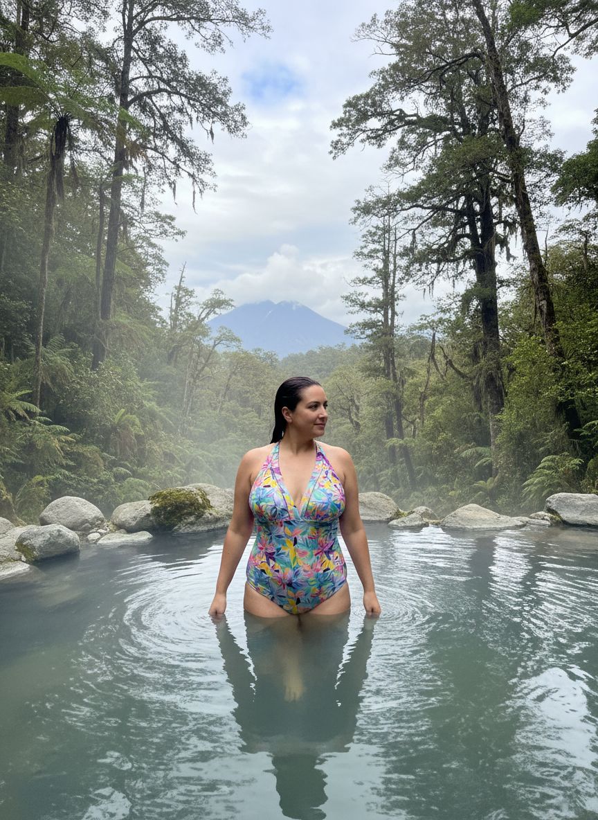 Traje de baño Atenea estampado floral 3