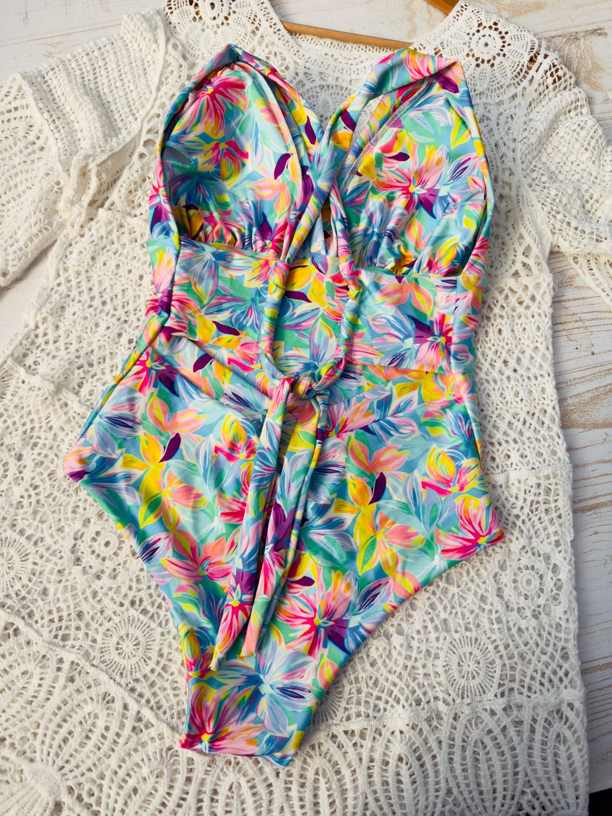 Traje de baño Atenea estampado floral 4