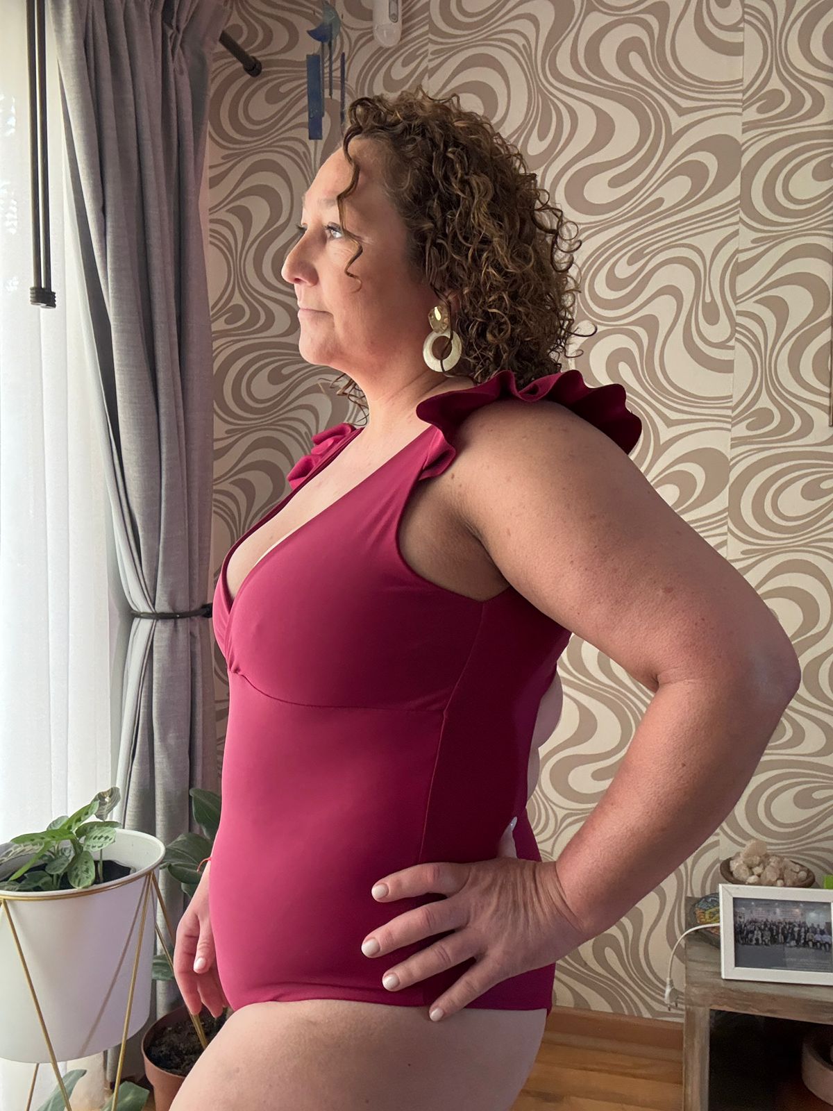 Traje de baño Floripa Burdeo 3