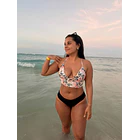 Conjunto Bustier Grecia bottom a elección negro  3