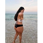 Conjunto Bustier Grecia bottom a elección negro  4