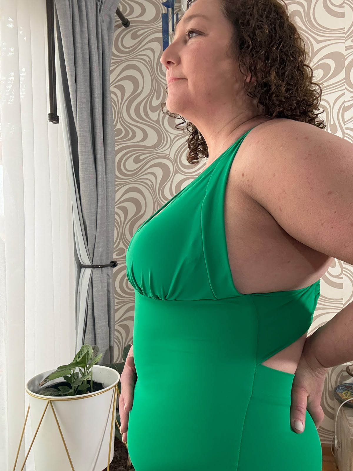 Traje de baño Atenea verde esmeralda  4
